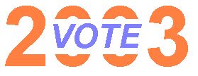 2003 Vote logo